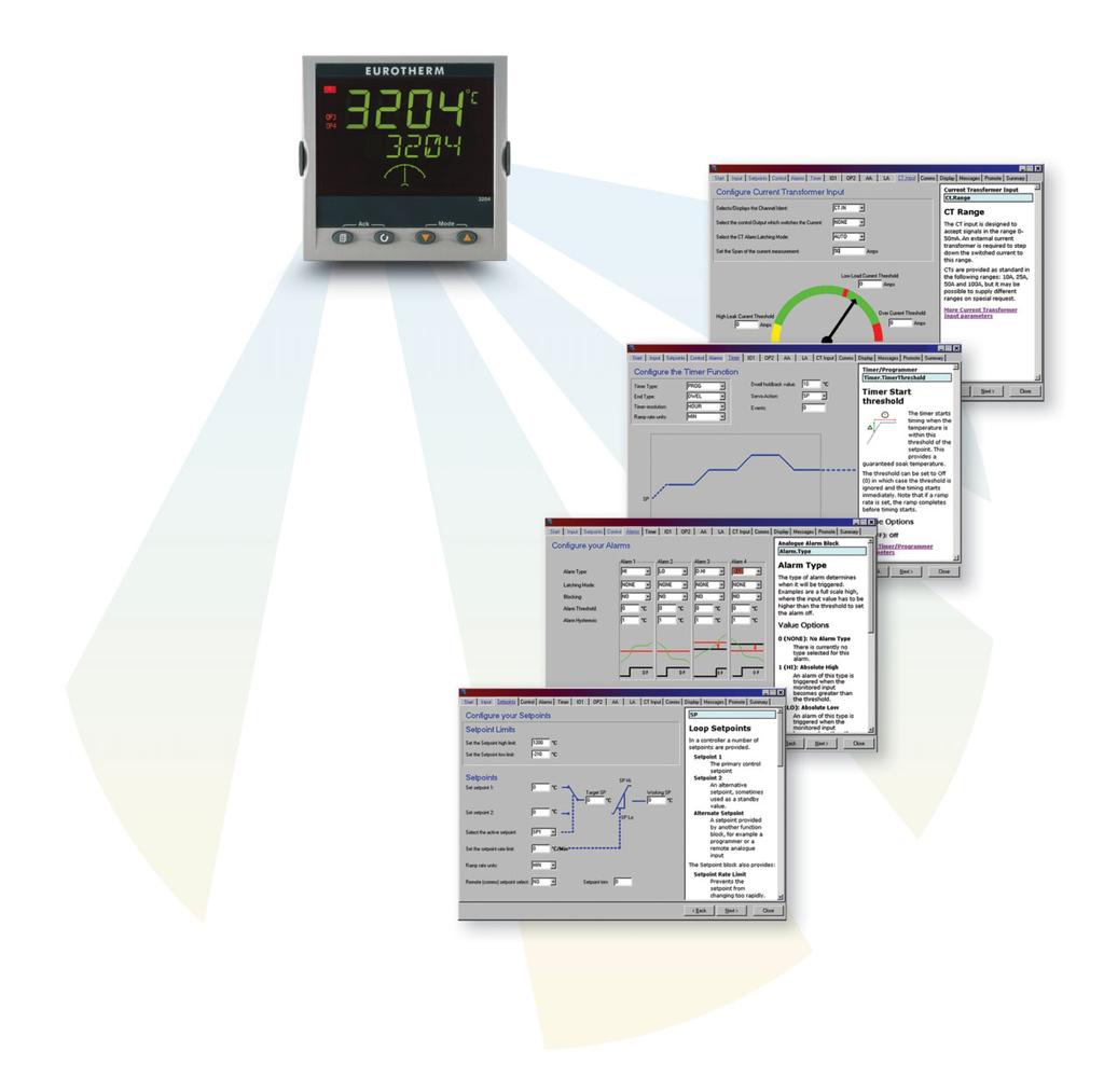 Products designed for ease of use As well as precision PID control from the World s leading supplier, the 3000 Series controllers offer a host of features that make the units easy to use and