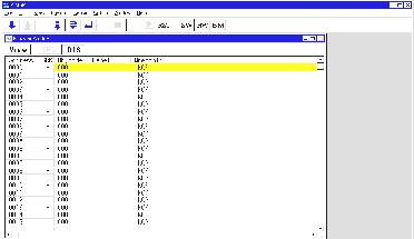 3. Usage (How to Use the Emulator Debugger) 3.2 Program Window (1) Downloading a program 1.