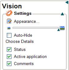 About the Vision Dashboard 43 To open the Vision Dashboard Double-click the Vision desktop icon on your desktop or click the My Classrooms button in the Floating Toolbar.