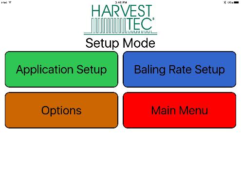 Baling Rate Settings Round Balers 1. On the setup mode screen press the BALING RATE key. 2. Press the grey number value to the right of AVG Bale Weight (Lbs).