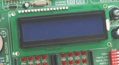 2X16 CHARACTER LCD 23 A standard character LCD is probably most widely used data visualization component.