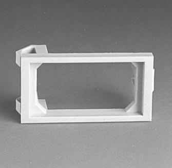 See page 38 f details. 79100 N/A Pg. 42 Panel mounting frame f one mm x mm device. Gray.