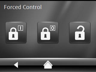 3.6.3 Channel type forced control The channel type Forced control can be used to override switching processes with forced control.