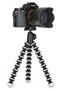 GorillaPod SLR-Zoom + Ballhead Secure a DSLR or compact system camera with a precise ballhead set-up. 6.4oz / 181g 2.2 x 2.2 x 10.