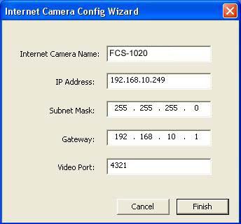 11. This wizard will pop up a window to ask you if you want to run the Camera Viewer and see the video of the Camera immediately.