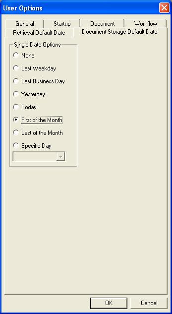 business day of the week. current month to the current date. Yesterday Yesterday s date is used as the default date.