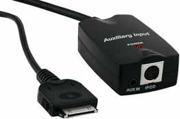 Vehicle Specific Adaptors :ipod Adaptors ipod Adaptor Features The AIP series input adaptors are designed as an inexpensive solution to input the audio from an external device such as an ipod, DVD