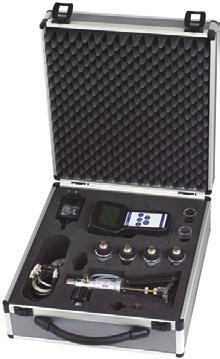 Complete test and service cases Calibration case with model CPH6400 precision handheld pressure indicator for pressure, consisting of: Plastic service case with foam insert Sensor cable for external