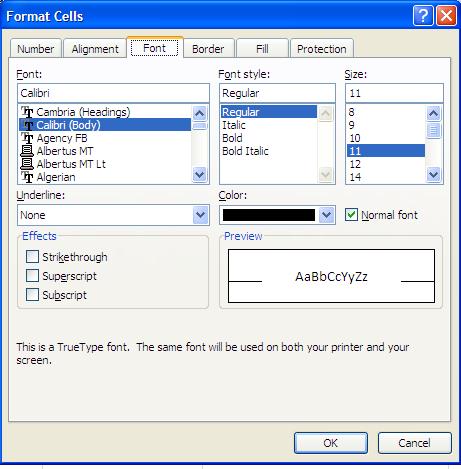 Care must be taken when working with formatted numbers. It is important to remember that formatted numbers, i.e. the numbers which appear on the screen, may not be the same as the value stored in the cell or the numbers used in calculations.