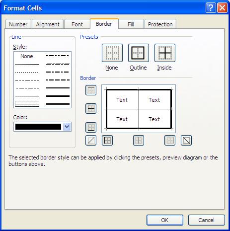 Format Painter A very useful and time saving feature to copy the formatting only, from cell to cell (or range to range): 1. Select the cell or cells from which you want to copy the format 2.