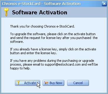 login to e-stockcard and go to Information > Software Activate. 2. In this example, we will request it at the login screen.