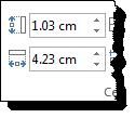 Modifying Tables Adjusting column widths and rows heights 1. Move the mouse cursor to the boundary of the column or row you wish to change. 2.