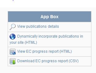 HTML, csv files to use in EC templates!