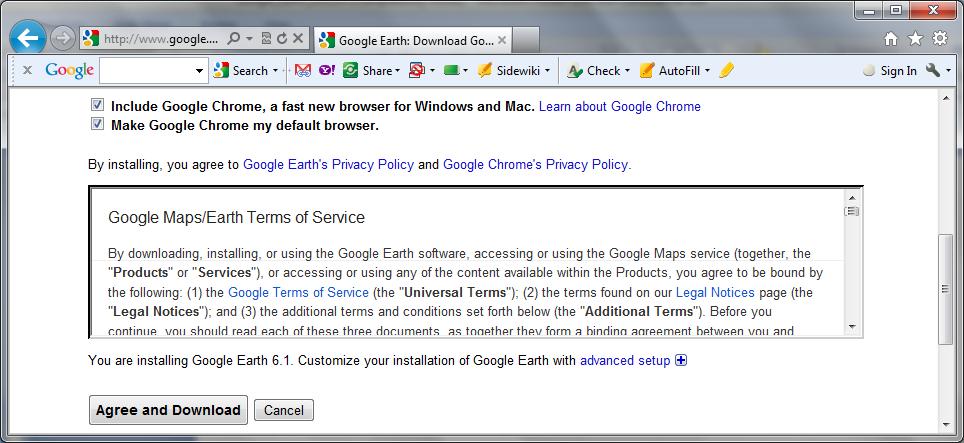 Google Earth Download - 3 Your