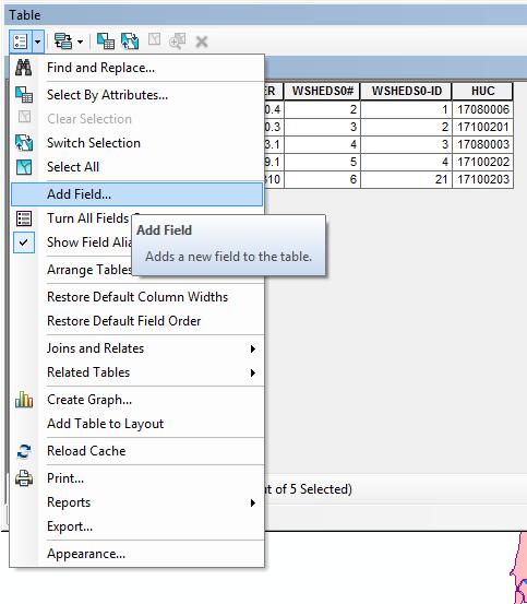 Let s add a new variable by selecting the Add Field option under the edit menu.