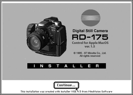 If applicable, remove all versions of the RDGrabber and the RD-175 Photoshop Plug-In prior to installation of this software. 4. Double click on the floppy disk icon to open it.