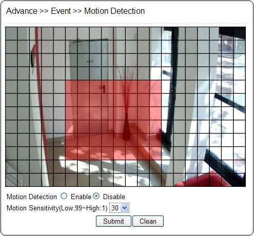Chapter 5-4-3 Audio Detection Event For audio supported models, the IP camera will have an audio detector