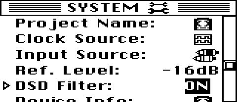 When you've finished viewing the information, press the exit button to return to the system setting (SYS- TEM) screen.