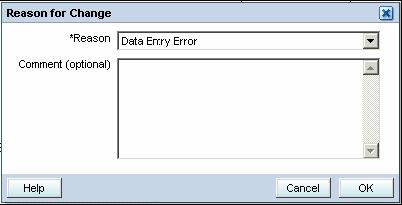 Advanced Data Entry EDITING AN ecrf 1. Identify the field in the ecrf that requires a data change and make that change. 2. Click the Save button. The Reason for change dialog box will display. 3.