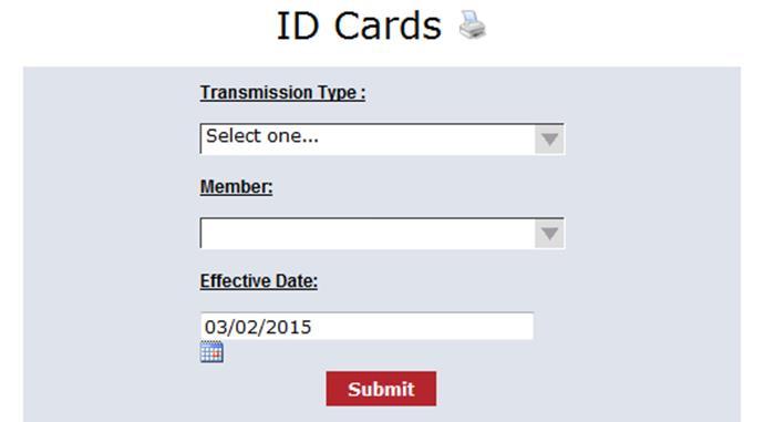 Then follow these steps: 1. Perform a member search and select View ID Card. 2.
