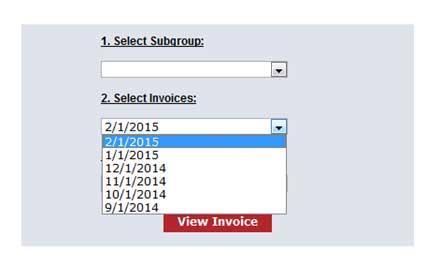 Then Select Invoices and a