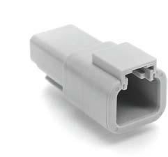 Available in 2 and 4 position options, the ATP Series Connectors contain superior environmental seals, seal retention capabilities and are designed for use with 10-14AWG with size 12 contacts