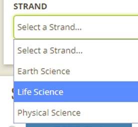 Click Select a Strand and