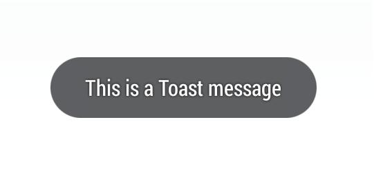 user with: Toast