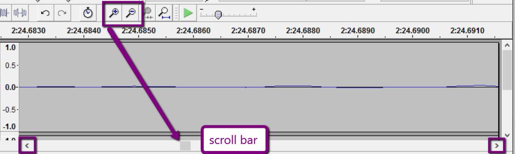 It s also helpful to use the Timer bar at the top you can click anywhere on this bar to start the playback in a new spot: Also, use the Play, Pause, and Stop