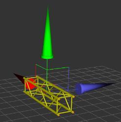 9 The 3D Manipulator appears after selecting each element or groups of elements and helps you to transform different elements such as move, rotate and scale (similar operations can be performed in