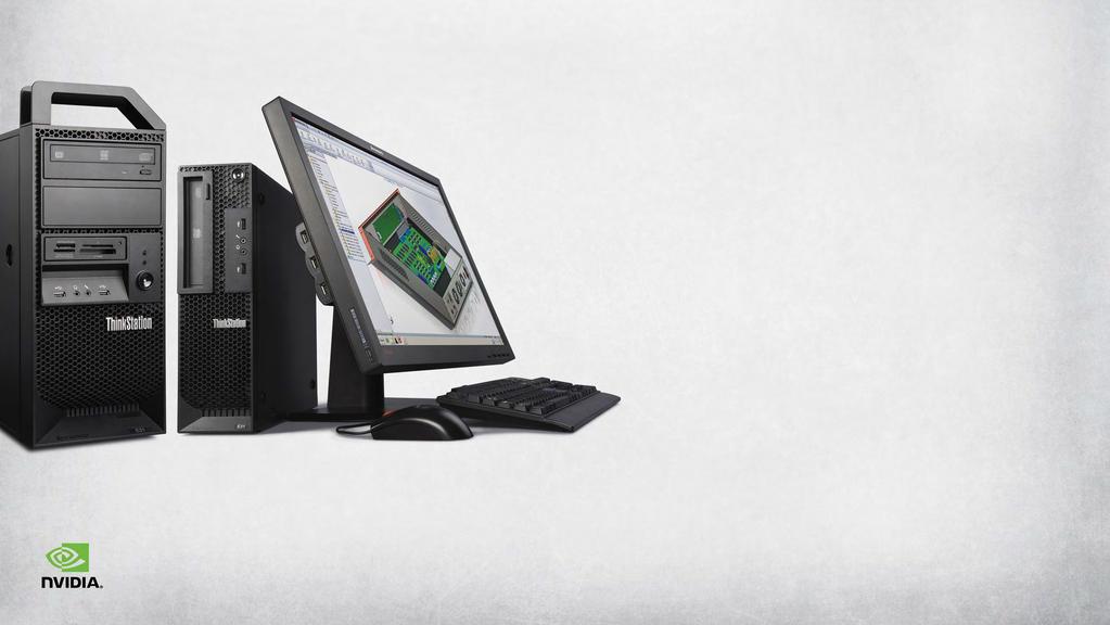 ThinkStation E31 MORE BANG FOR YOUR BUCK. E31 Small Form Factor option (only 11L) delivers workstation performance at a desktop price in a compact package.
