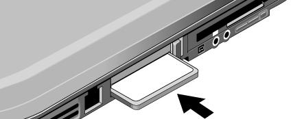 5 Add-On Devices Connecting External Devices To Insert or Remove a PC Card The notebook PC Card slot supports standard Type II and Type III PC Cards (PCMCIA and CardBus).