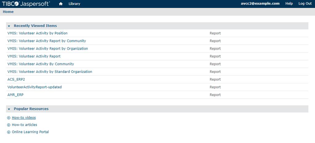 10.0 - Reports The Reports module of VMIS allows users to run reports about volunteers, organizations, and other related information stored in VMIS.