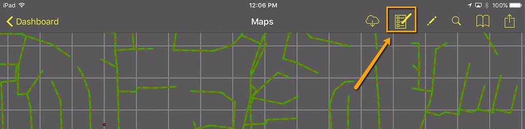 To leave redlining mode, close the redlining pane. Editing in the map Editing is also supported in the Lucity ios map.