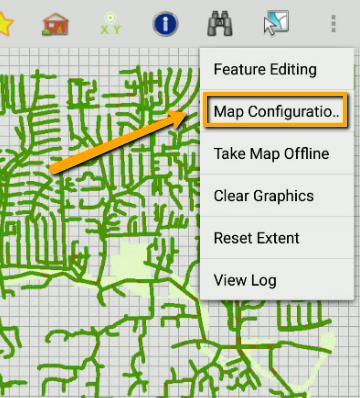 Viewing and Changing Map Information The very first time the map is opened, it will attempt to use the map that is configured by default for the user.