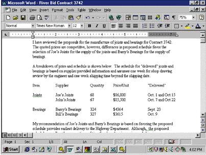 Word Processing Word Processing Provides assistance in formulating,