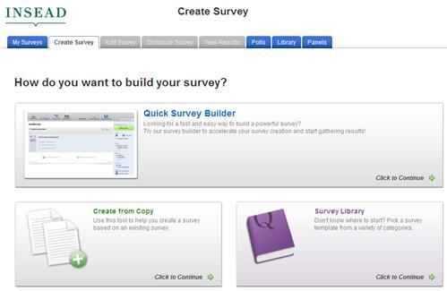 2. CREATE YOUR SURVEY After your first login to Qualtrics, it will