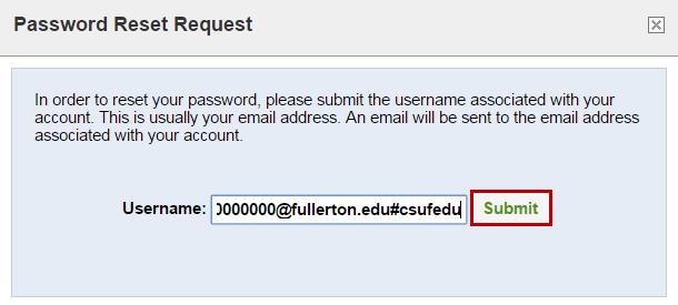 Step 3: Enter your Qualtrics username. The format is generally CWID@fullerton.edu#csufedu (i.e.800000000@fullerton.