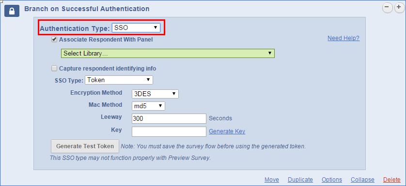 Setup Authenticator for UST Respondents Sometimes you want to control who can answer the survey, you can use an authenticator to manage it. 1. Click the Survey Flow button at the Edit Survey tab. 2.