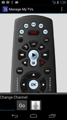 ManageMyTVs App - Andriod Remote Control This action allows your Android to function as a remote control.