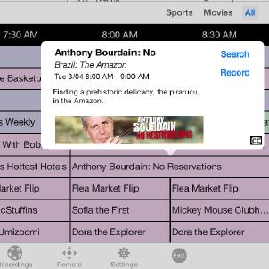 ManageMyTVs App - ipad 2. Select the desired channel within the channel list on the left side of the screen to tune to that particular channel. 3.