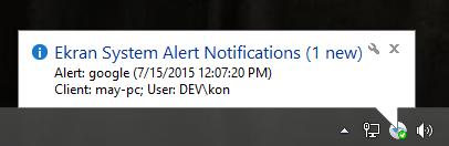 Receiving Alerts Receive alert notifications in