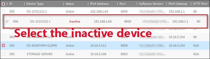 2.2 Activate Device Before you can log into the device properly, or edit the network parameters, you must create a password for the device's administrator user "admin" to activate it.