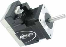 Stepper motors with integrated
