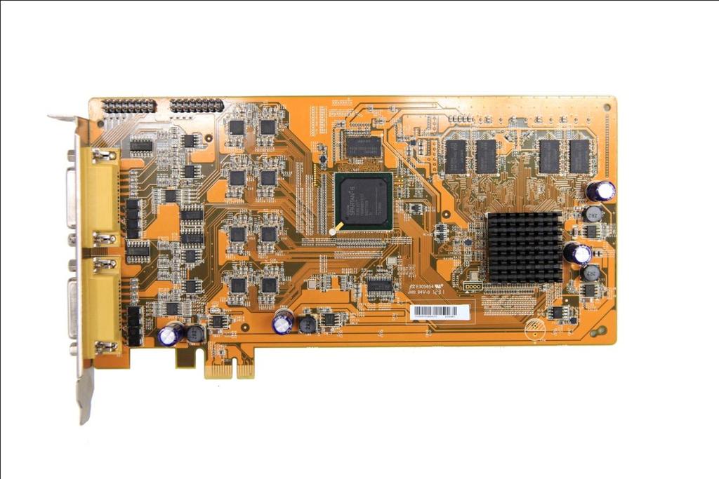 Chapter 1 Product Description 1.1. Product Description HIKVISION DS-4308MDI-E decoding card supports up to WD1 video decoding, and outputs decoded video/audio data through BNC interfaces.