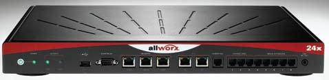 Allworx 24x system Supports VoIP, traditional phone lines and T1/PRI wire circuits Use analog and VoIP phones PBX and/or Key system features How it works A Incoming call enters New York location via