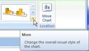Click once over Chart Title to select title object, click at beginning