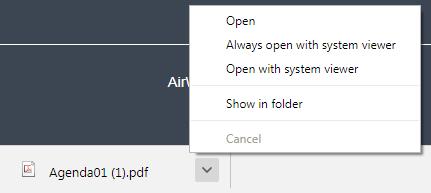 To open the download PDF file using Internet Explorer: Select Save in the View Download dialog box at the