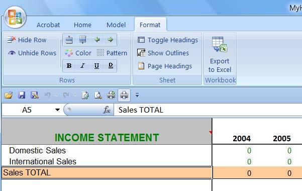 Click >OK. The term will be displayed with the new name both on your project statement(s) and on the Input Sheet.