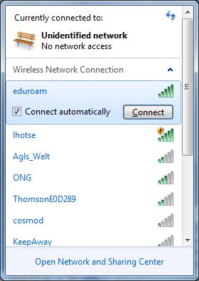 Using eduroam with private equipment eduroam works with many different devices and operating